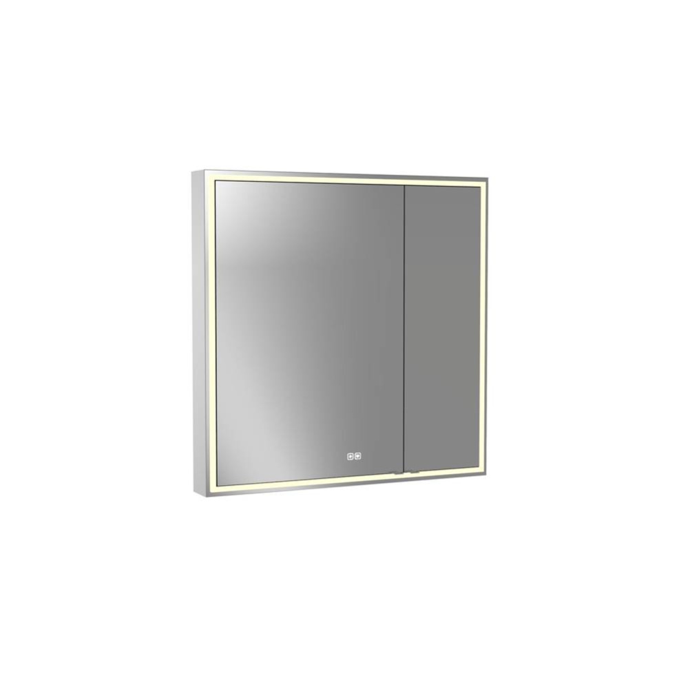 Pioneer Lighted Mirrored Cabinet, Surface Mount, 36'' x 36'' x 4-3/4'&apo