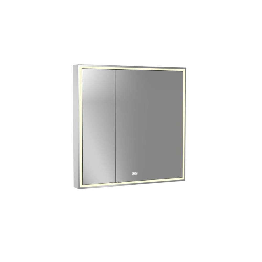 Pioneer Lighted Mirrored Cabinet, Surface Mount, 36'' x 36'' x 4-3/4'&apo