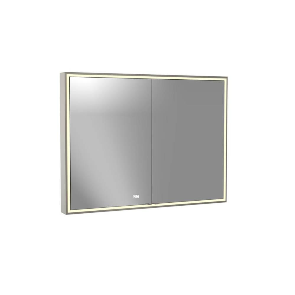 Pioneer Lighted Mirrored Cabinet, Surface Mount, 48'' x 36'' x 4-3/4'&apo
