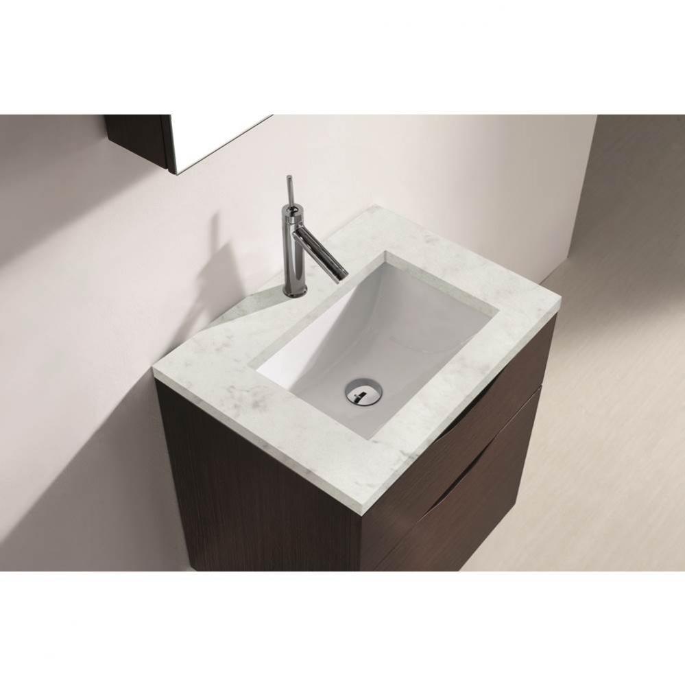 Quartzstone Countertop,  30'' x 18'' x 3/4'', Single Faucet Hole in