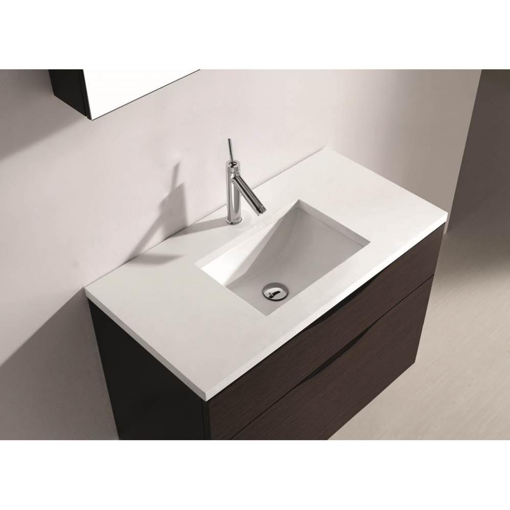 Quartzstone Countertop,  36'' x 18'' x 3/4'', Single Faucet Hole in