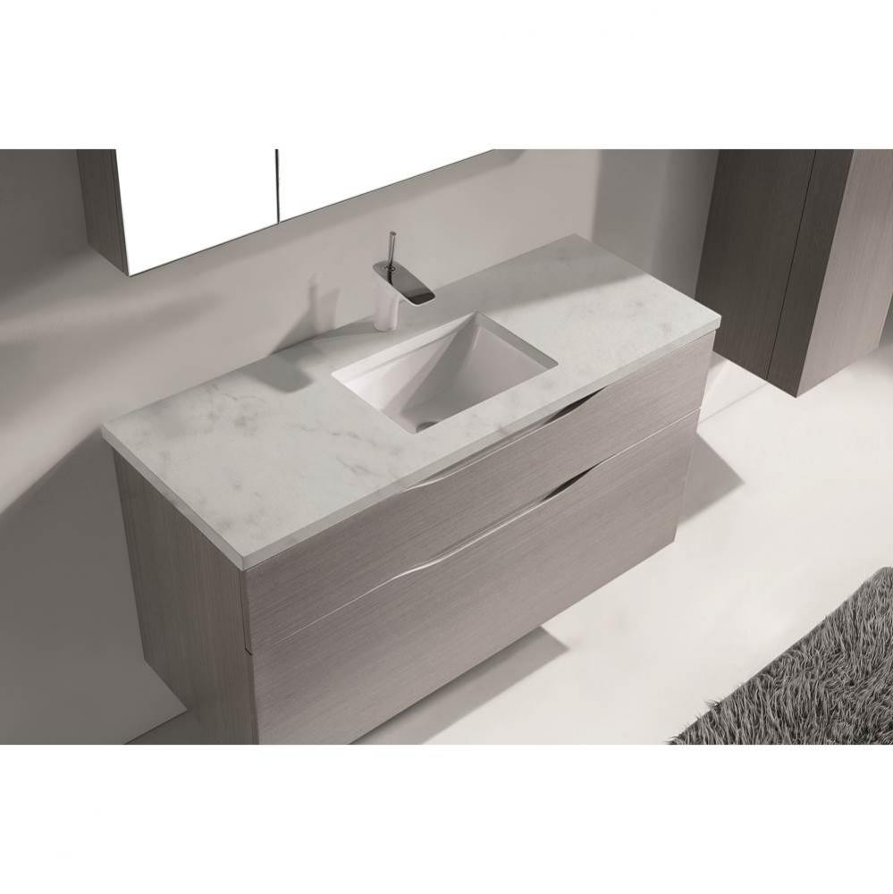 Quartzstone Countertop,  48'' x 18'' x 3/4'', Single Basin,  8'