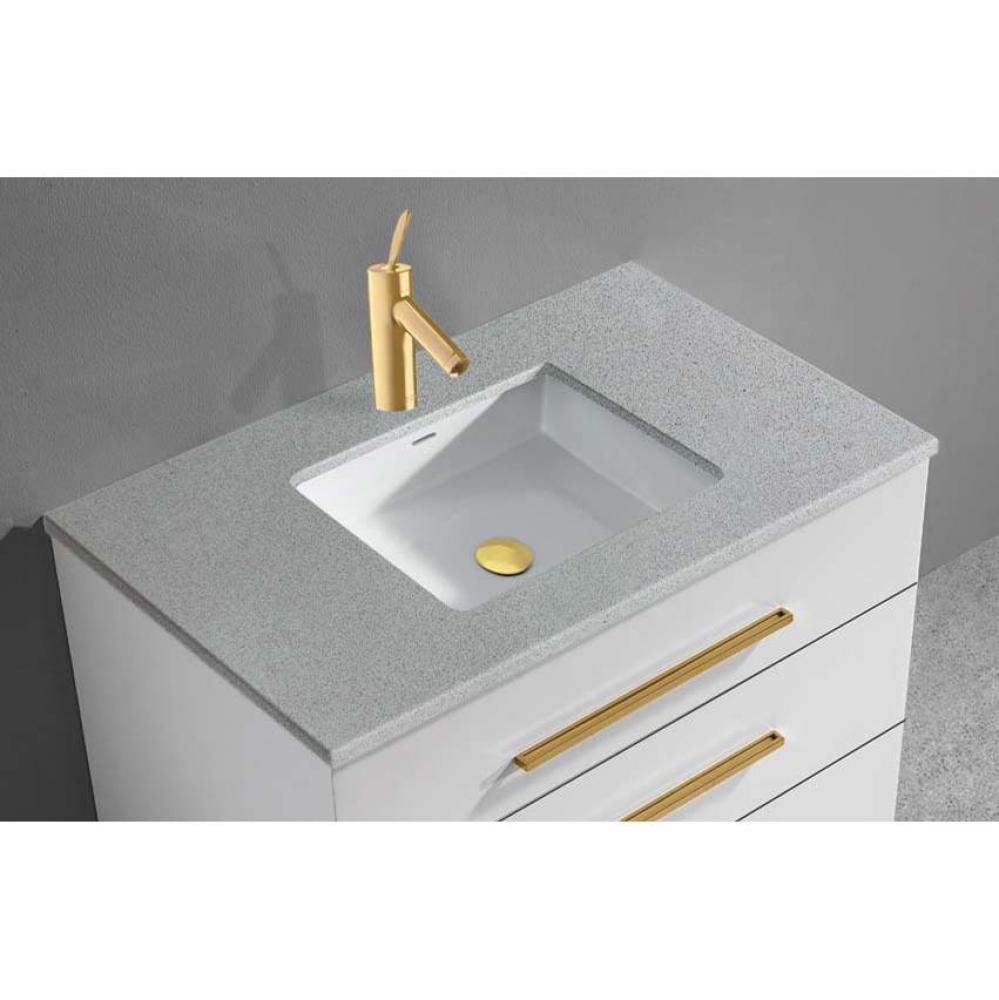 Quartzstone Countertop,  36'' x 18'' x 3/4'', Single Faucet Hole in