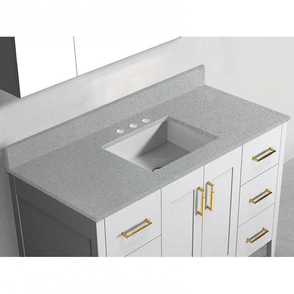 Quartzstone Countertop,  48'' x 18'' x 3/4'', Single Basin,  8'