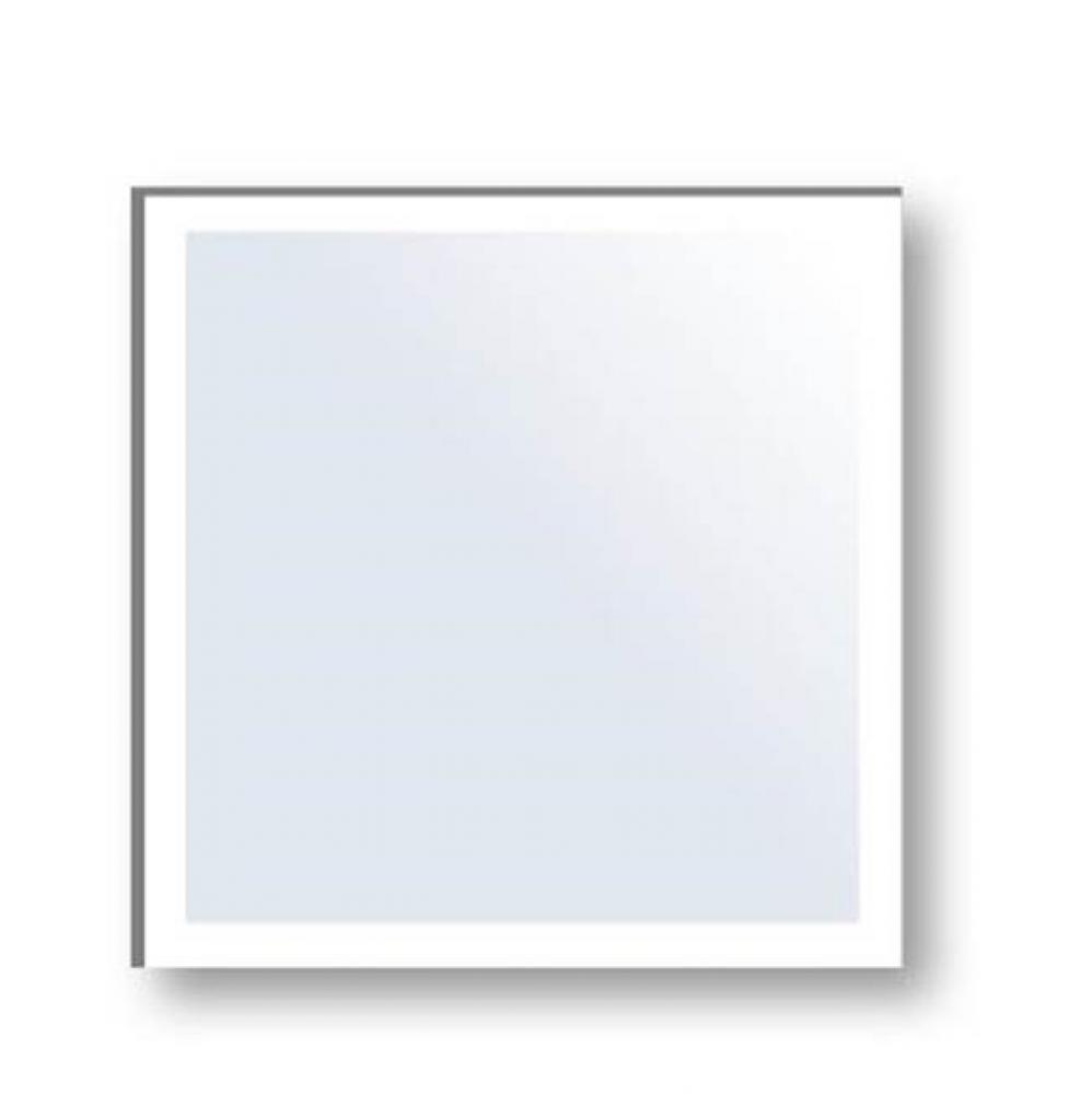 Edge Mirror, 36'' x 36'' x 3/4'', Rectangle, Frosted Edge