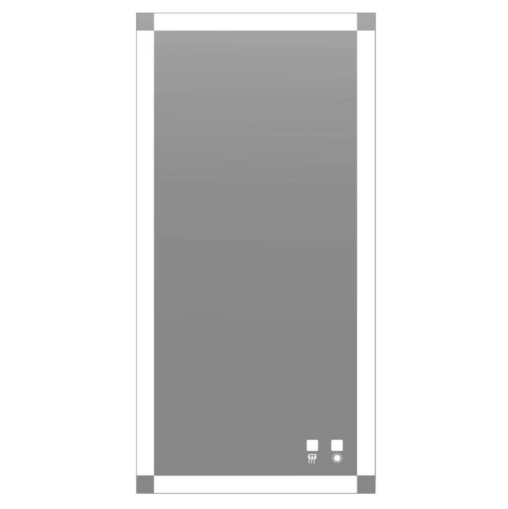 Tranquiliity II Lighted Slique Mirror, 20'' x 36'' x 7/8'', Rectangu