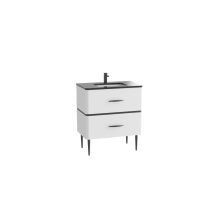 Madeli B021-30-001-LR-WH-HT-PC - Perla 30'' Free Standing Cabinet White/HW: Polished Chrome(PC)