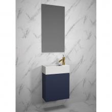 Madeli B050-19-002-SA - Petite 19'', Wall Hung Vanity Cabinet, Sapphire