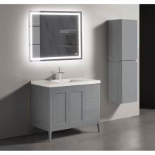 Madeli B710-36-001-TG-NP - Encore 36'' Free Standing Vanity Studio Grey - No Handles
