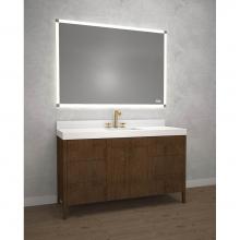 Madeli B710-60C-001-BR-NP - Encore 60C'' Free Standing Vanity Brandy - No Handles
