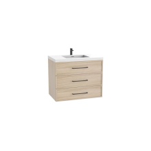 Madeli B825-48C-002-NO-HY-PC - Legend 48C'' Wall hung Vanity Cabinet Natural Oak Finish/HW: Polished Chrome(PC)