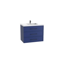 Madeli B825-30-002-SA-HY-PC - Legend 30'' Wall hung Vanity Cabinet Sapphire Finish/HW: Polished Chrome(PC)