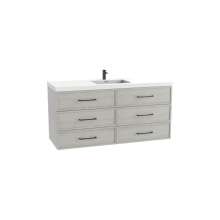 Madeli B825-60C-002-CG-NP-00 - Legend 60C'' Wall hung Vanity Cabinet Coastal Grey Finish/HW: No Handles