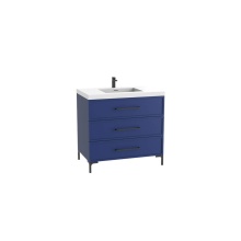 Madeli B835-42-001-LY-SA-HY-PC - Marquis 42'' Free standing Vanity Cabinet in Sapphire/HW: Polished Chrome(PC)
