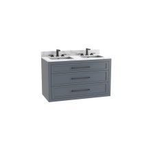 Madeli B856-48D-002-TG-NP-00 - Renaissance SE 48D'' Wall hung Vanity Cabinet in Studio Grey - No Handles