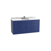 Madeli B856-60C-002-SA-NP-00 - Renaissance SE 60C'' Wall hung Vanity Cabinet in Sapphire - No Handles