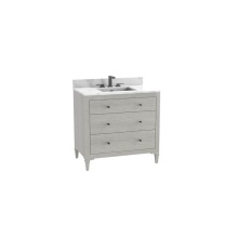 Madeli B870-36-001-CL-CG-NP-00 - Legacy 36'' Free standing Vanity Cabinet in Coastal Grey/HW: No Handles