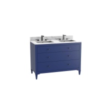 Madeli B870-48D-001-CL-SA-NP-00 - Legacy 48D'' Free standing Vanity Cabinet in Sapphire/HW: No Handles