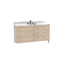 Madeli B870-60C-001-CL-NO-NP-00 - Legacy 60C'' Free standing Vanity Cabinet in Natural Oak/HW: No Handles