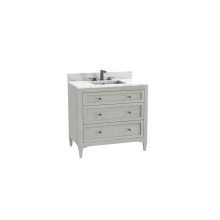 Madeli B872-42-001-CL-CG-NP-00 - Heirloom 42'' Free standing Vanity Cabinet in Coastal Grey/HW: No Handles