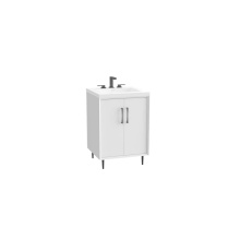 Madeli B890-24-001-LR-WH-HR-PC - Homage 24'' Free Standing Vanity Cabinet in White/HW: Polished Chrome(PC)