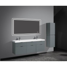 Madeli B100-72D-002-TG - Bolano 72'' Wall hung Vanity Cabinet Studio Grey Finish