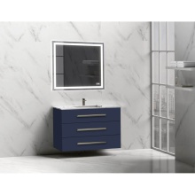 Madeli B820-42-002-SA-NP-00 - Epic 42'' Wall hung  Vanity Cabinet Sapphire Finish/HW: No Handles