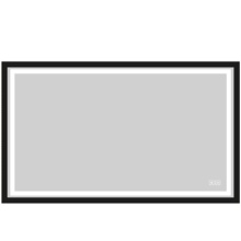 Madeli IM-PT7242-25-MB - Portrait III Lighted Slique Mirror, 72'' x 42'' x 7/8'', Rectangular