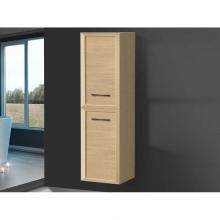 Madeli LCTR-201871-R002-NO-HR-PC - Contour 20''W x 18''D x 71''H Wall Hung Linen Cabinet R Hinged in Na