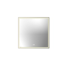 Madeli MC-IL3030-RM-04-L00-25-BN - Illusion Lighted Mirrored Cabinet, Recessed Mount, 30'' x 30'' x 4-3/4'&a