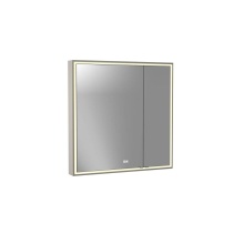Madeli MC-PI3636L-SM-04-L24-25-BN - Pioneer Lighted Mirrored Cabinet, Surface Mount, 36'' x 36'' x 4-3/4'&apo