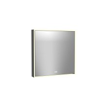 Madeli MC-VA3030-SM-04-R00-25-MB - Vanguard Lighted Mirrored Cabinet, Surface Mount, 30'' x 30'' x 4-3/4'&ap