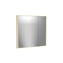 Madeli MC-VA3636L-SM-04-L24-25-SB - Vanguard Lighted Mirrored Cabinet, Surface Mount, 36'' x 36'' x 4-3/4'&ap