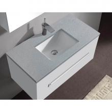Madeli QSA1812-36-110-VG - Quartzstone Countertop,  36'' x 18'' x 3/4'', Single Faucet Hole in