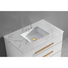 Madeli QST2208-30-130-WC - Quartzstone Countertop,  30'' x 18'' x 3/4'', 8'' Widespre