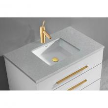 Madeli QST2208-42-110-VG - Quartzstone Countertop,  42'' x 18'' x 3/4'', Single Faucet Hole in