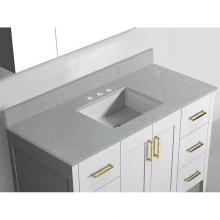 Madeli QST2208-48-130-VG - Quartzstone Countertop,  48'' x 18'' x 3/4'', Single Basin,  8'