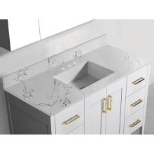 Madeli QST2208-48-130-WC - Quartzstone Countertop,  48'' x 18'' x 3/4'', Single Basin,  8'
