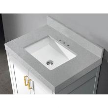 Madeli QSV2230-36-130-VG - Quartzstone Countertop,  36'' x 22'' x 3'', 8'' Widespread