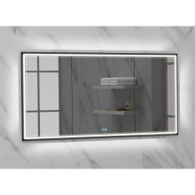 Madeli MC-IL6036C-RM-04-000-25-MB - Illusion Lighted Mirrored Cabinet, Recessed Mount, 60'' x 36'' x 4-3/4'&a