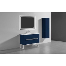 Madeli B400-48C-001-LC-SA-H3-PC - Soho 48C'' Free standing Vanity Cabinet in Sapphire/HW: Polished Chrome(PC)