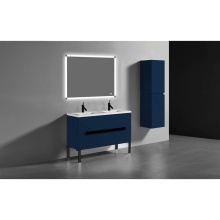 Madeli B400-48D-001-LL-SA-H3-PC - Soho 48D'' Free standing Vanity Cabinet in Sapphire/HW: Polished Chrome(PC)