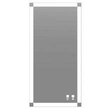 Madeli IM-TR2036-23 - Tranquiliity II Lighted Slique Mirror, 20'' x 36'' x 7/8'', Rectangu