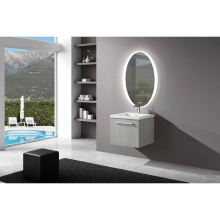 Madeli IM-TW2132-25 - Twilight III Lighted Slique Mirror, 21 x 32'' x 7/8'', Oval, 2700/3000/4000k T