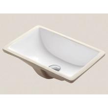 Madeli CB-1813-WH - Madeli  Ceramic Basin CB-1813 Under Mount in White