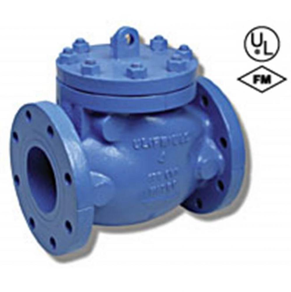 2-1/2'' Ul/Fm Flged Ci Swing Chk Vlv