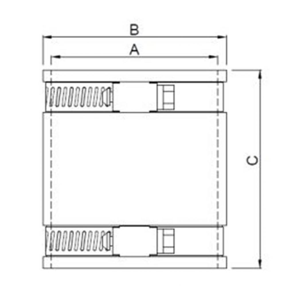 2'' Flexible Rubber Coupling