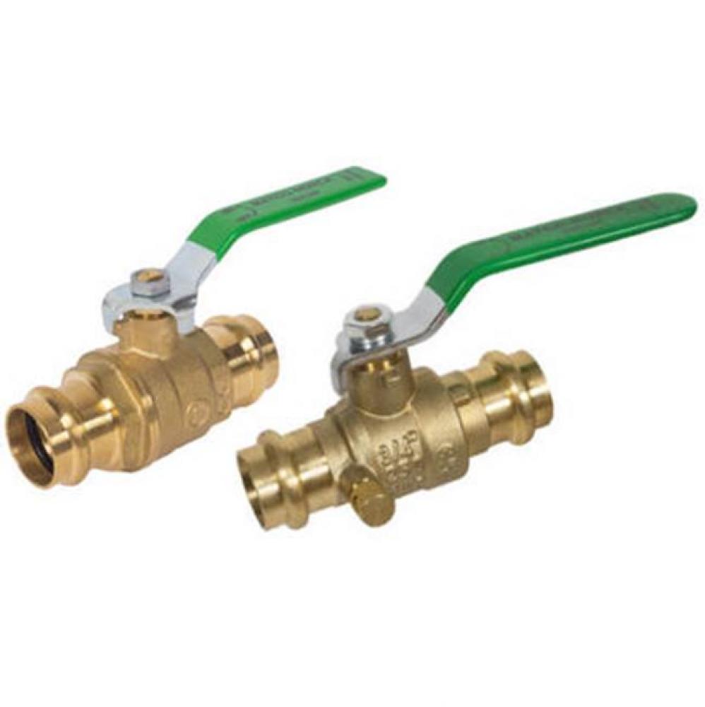 Lead Free 1'' Press Ball Valve