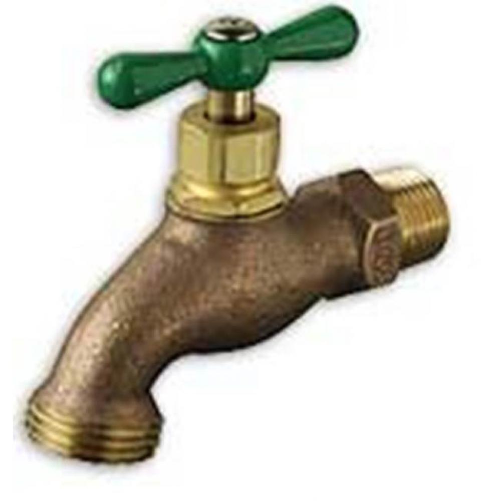 Lead Free 3/4'' Mip Hose Bibb W/Tee