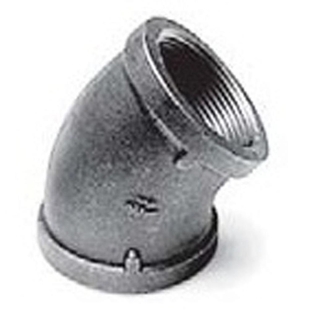 3'' Blk Mall 45 Elbow